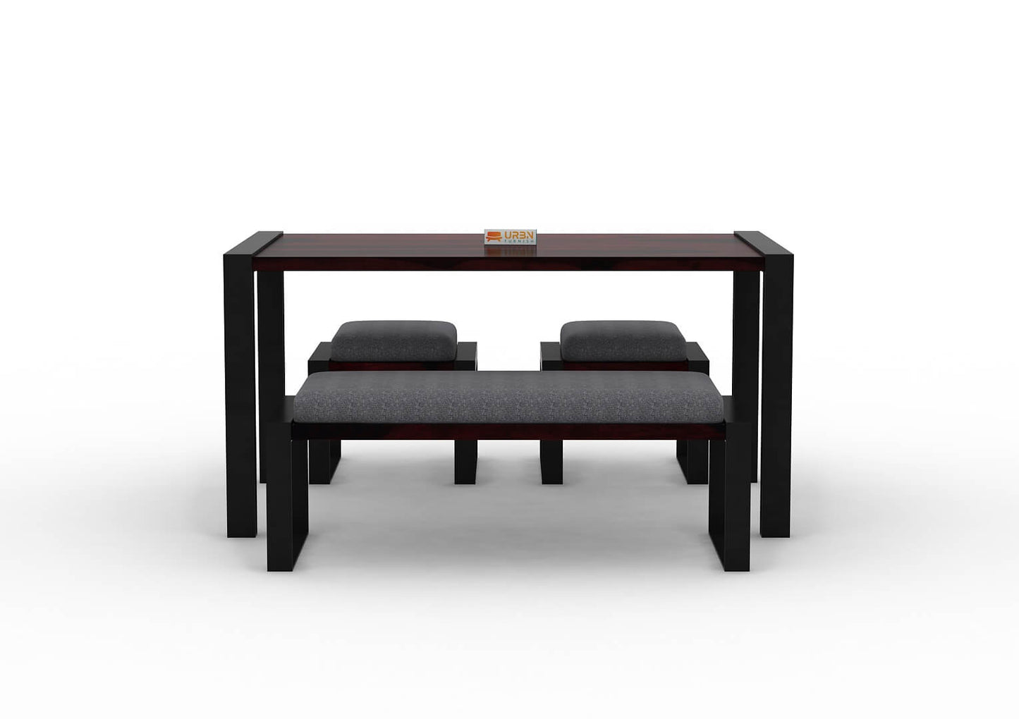 Milate-4-Seater-Dining-Set-With-Bench-Black-Walnut-Gray_2