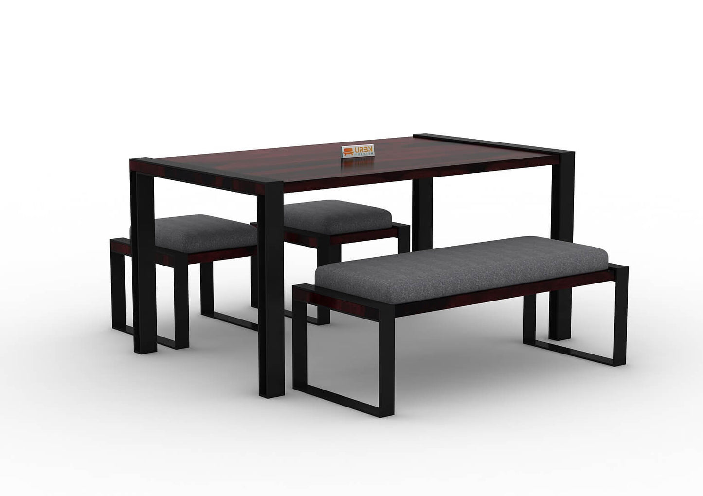 Milate-4-Seater-Dining-Set-With-Bench-Black-Walnut-Gray_3