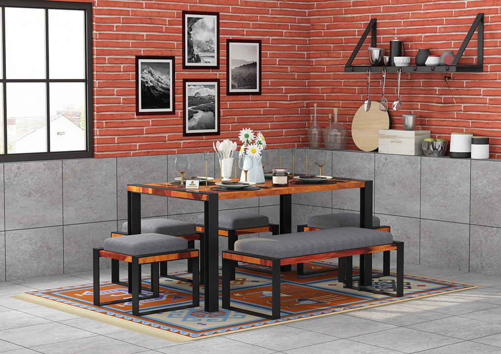 Milate-6-Seater-Dining-Set-With-Bench-Black-Honey-Gray_1