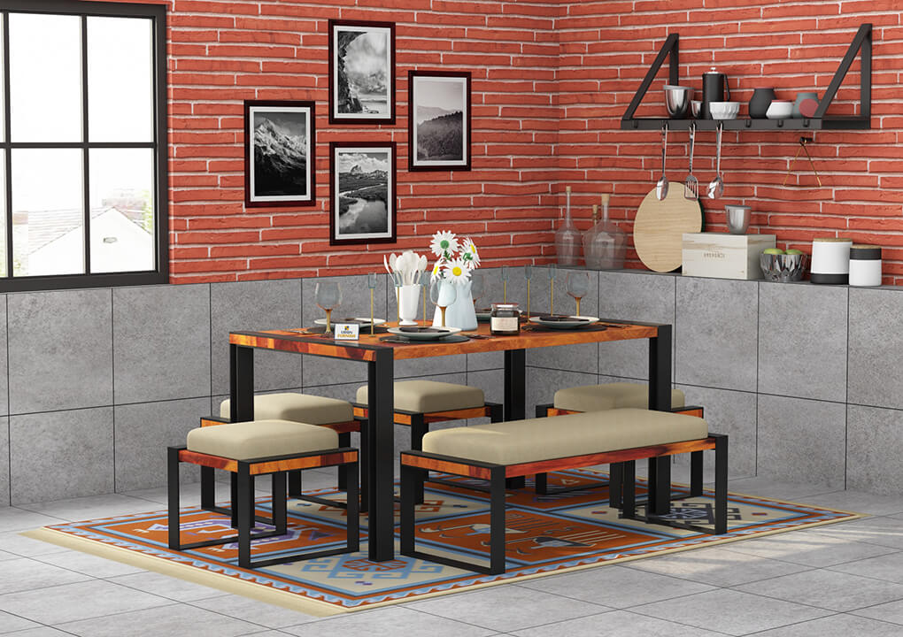 Milate-6-Seater-Dining-Set-With-Bench-Black-Honey-Ivory_1