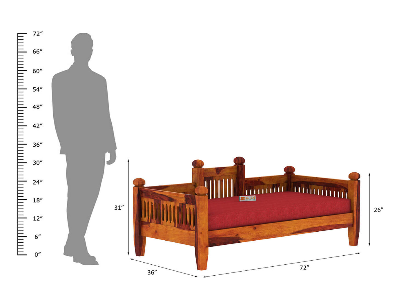 Moorish Divan - Urbnfurnish