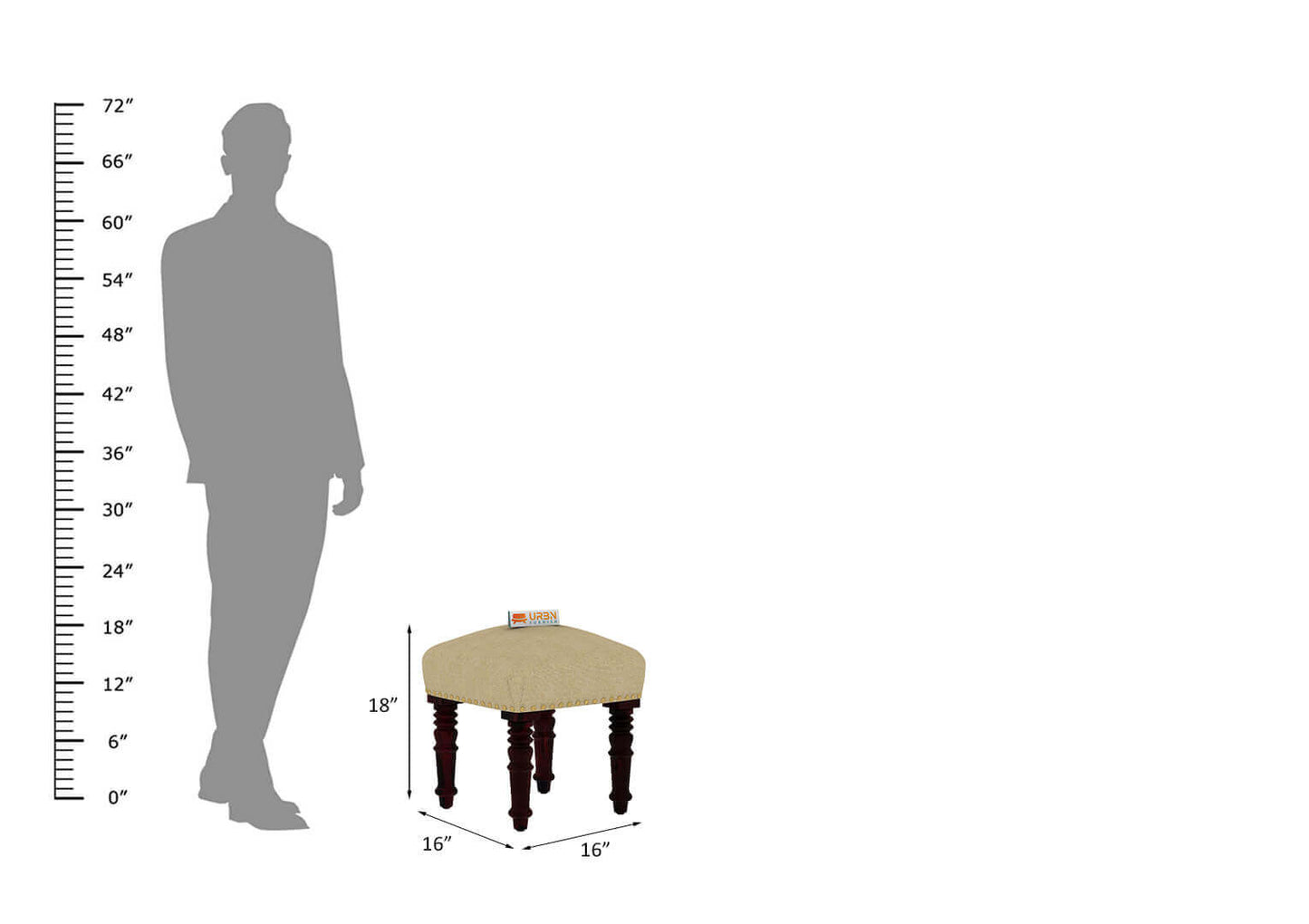 Mudrank Stool - Urbnfurnish