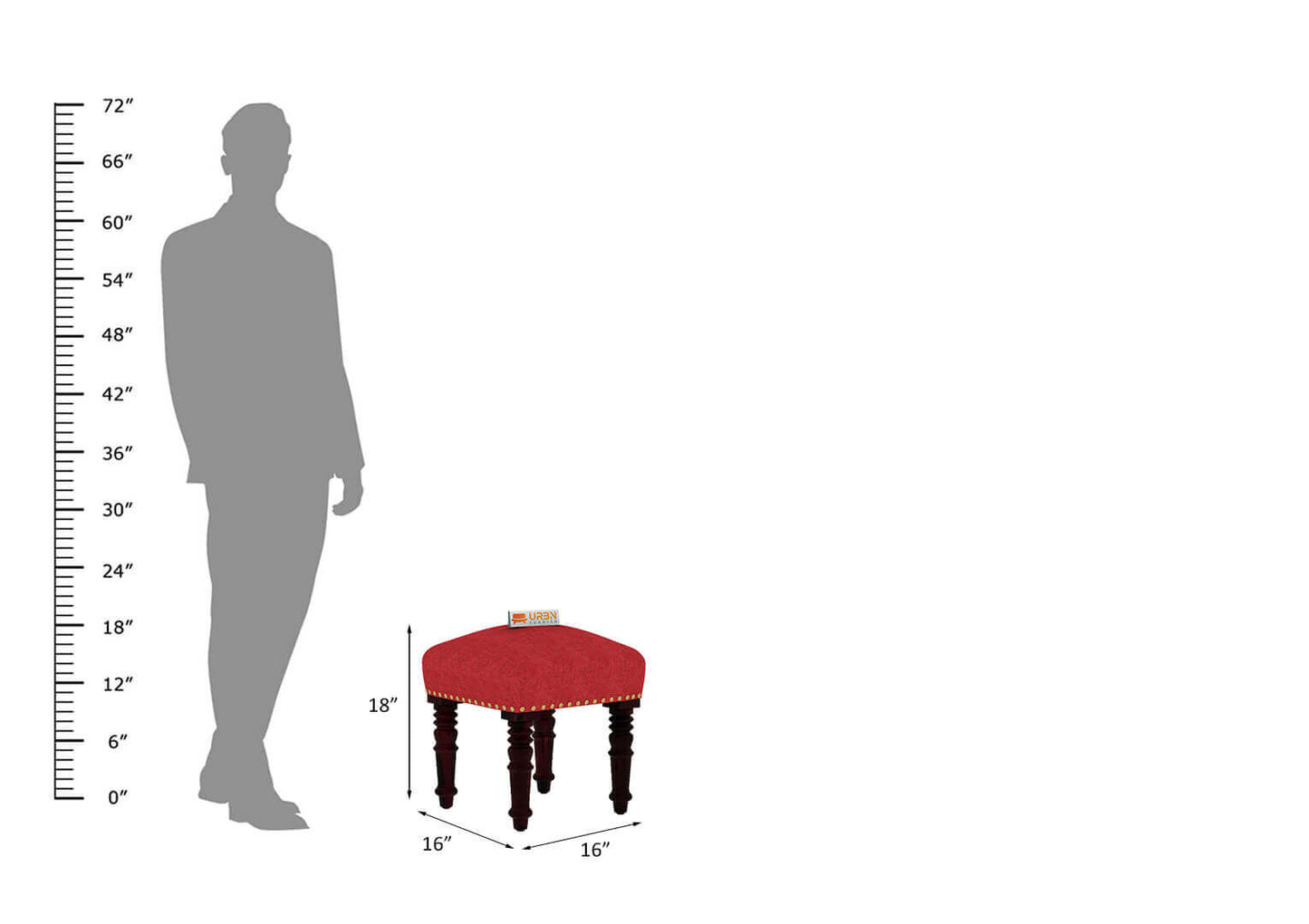 Mudrank Stool - Urbnfurnish