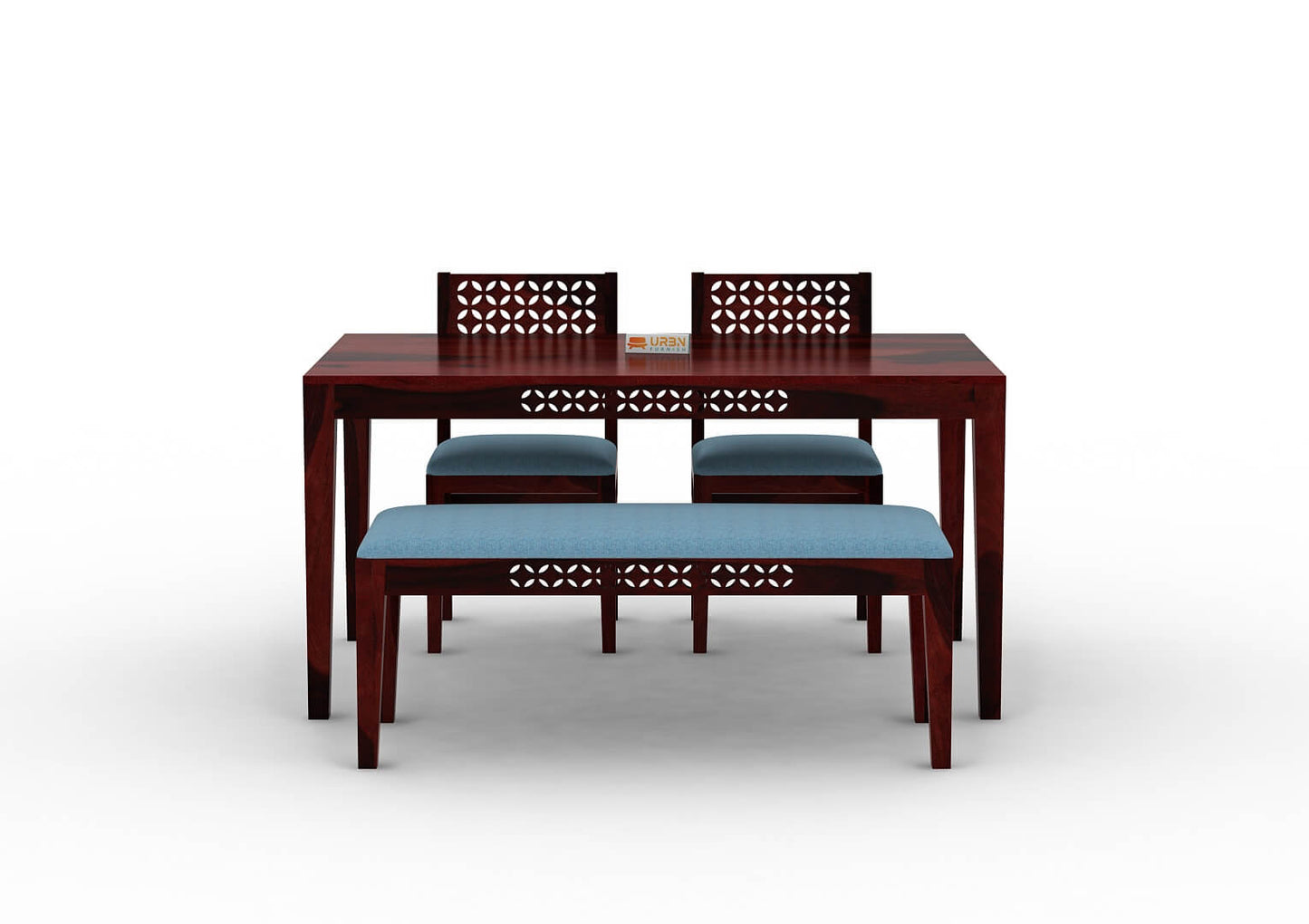 Muse-4-Seater-Dining-Set-With-Bench-Cushioned-Mahogany-Blue_2_dba77929-5a79-4306-a411-00159b18593b