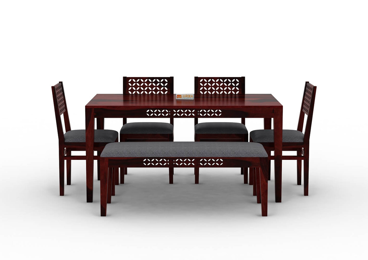 Muse-6-Seater-Dining-Set-With-Bench-Cushioned-Mahogany-Gray_2