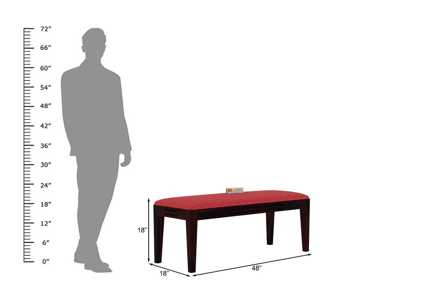 Muse-Bench-Cushioned-Walnut-Red_4_b4989583-27b1-4bf4-92e3-1345de2b130c