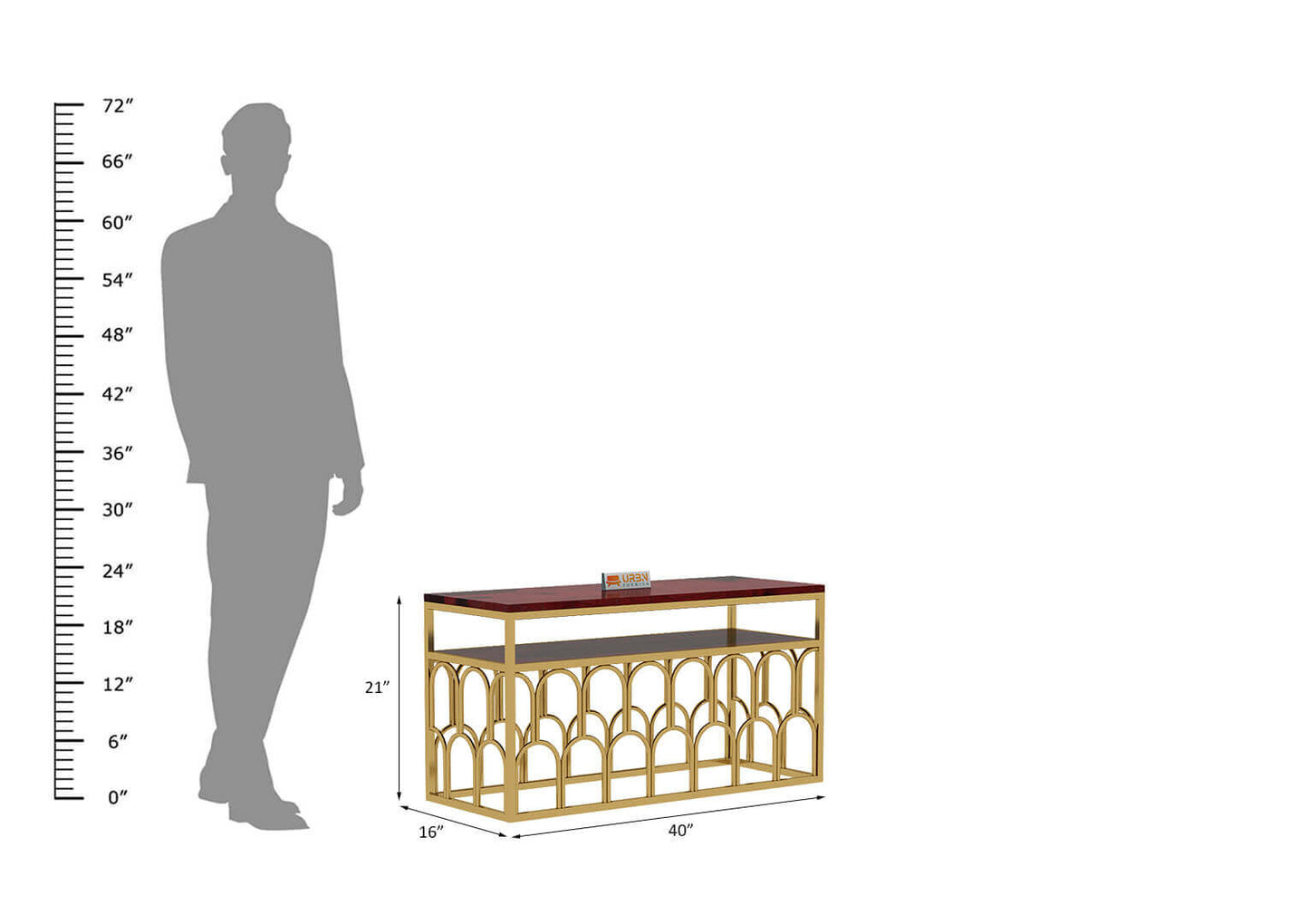 Peplum Tv Unit - Urbnfurnish