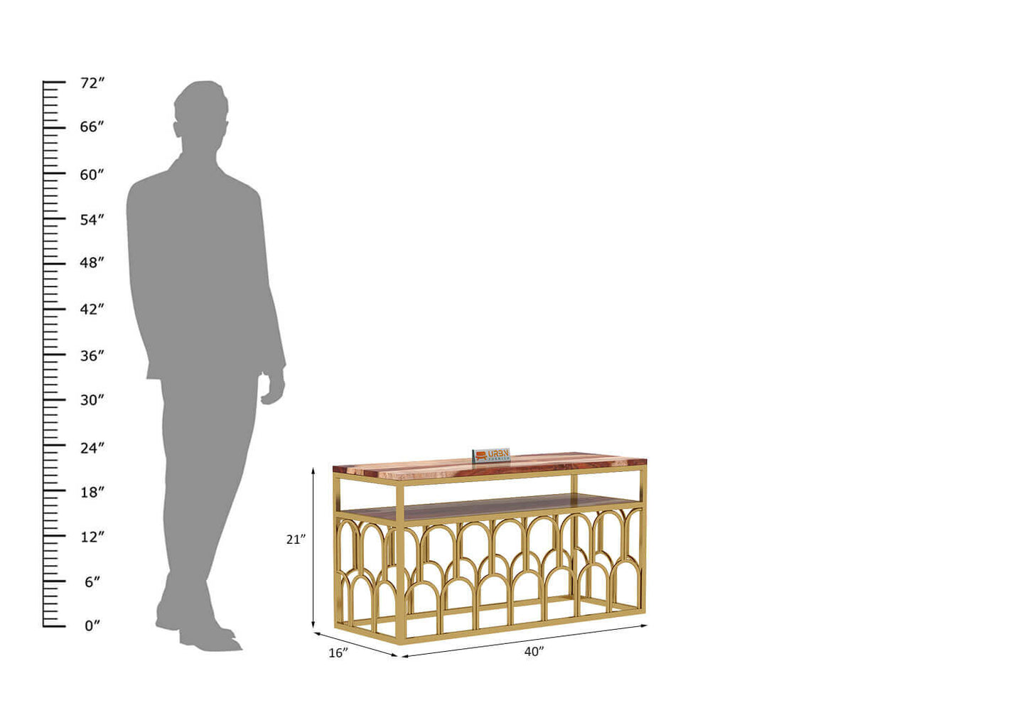 Peplum Tv Unit - Urbnfurnish