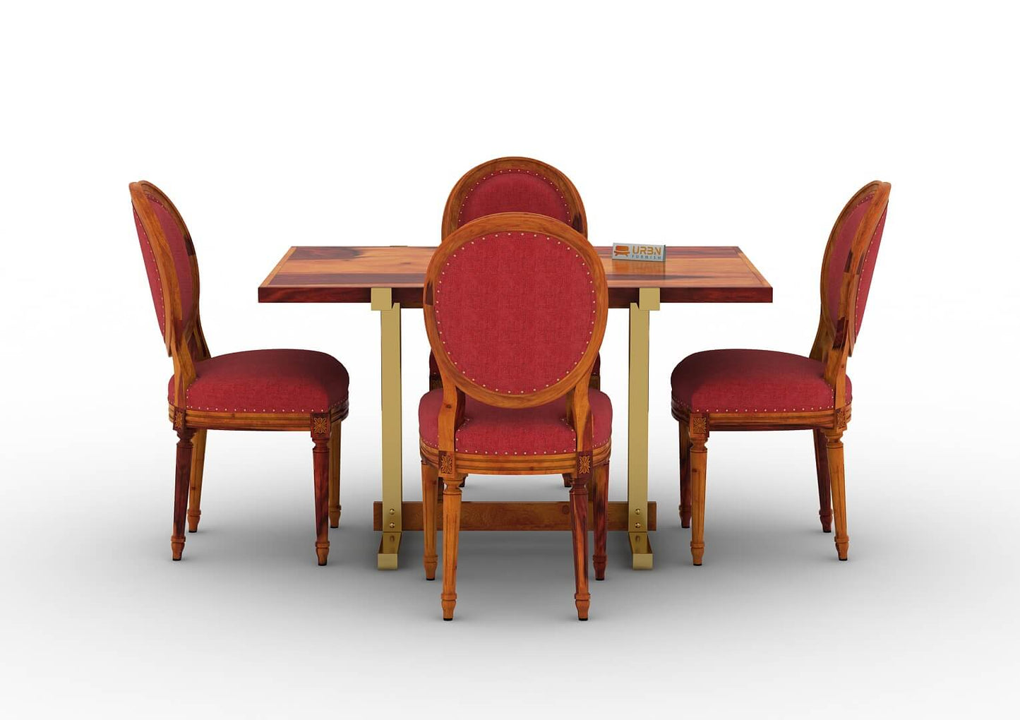 Pinecone-4-Seater-Dining-Set-Golden-Honey-Red_2