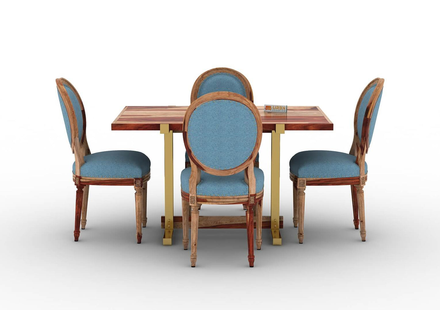 Pinecone-4-Seater-Dining-Set-Golden-Natural-Blue_2