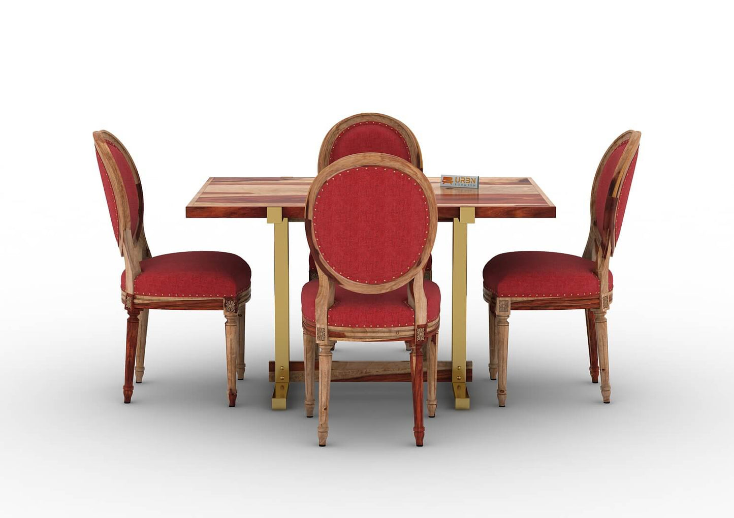 Pinecone-4-Seater-Dining-Set-Golden-Natural-Red_2