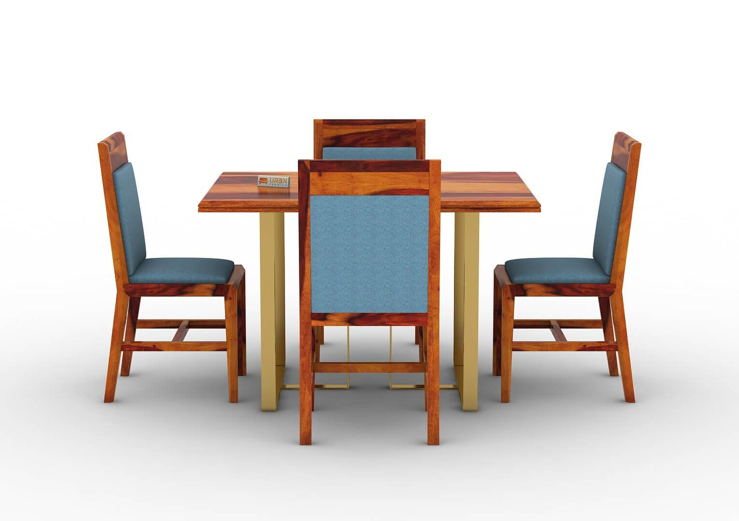 Ritaya-4-Seater-Dining-Set-Golden-Honey-Blue_2