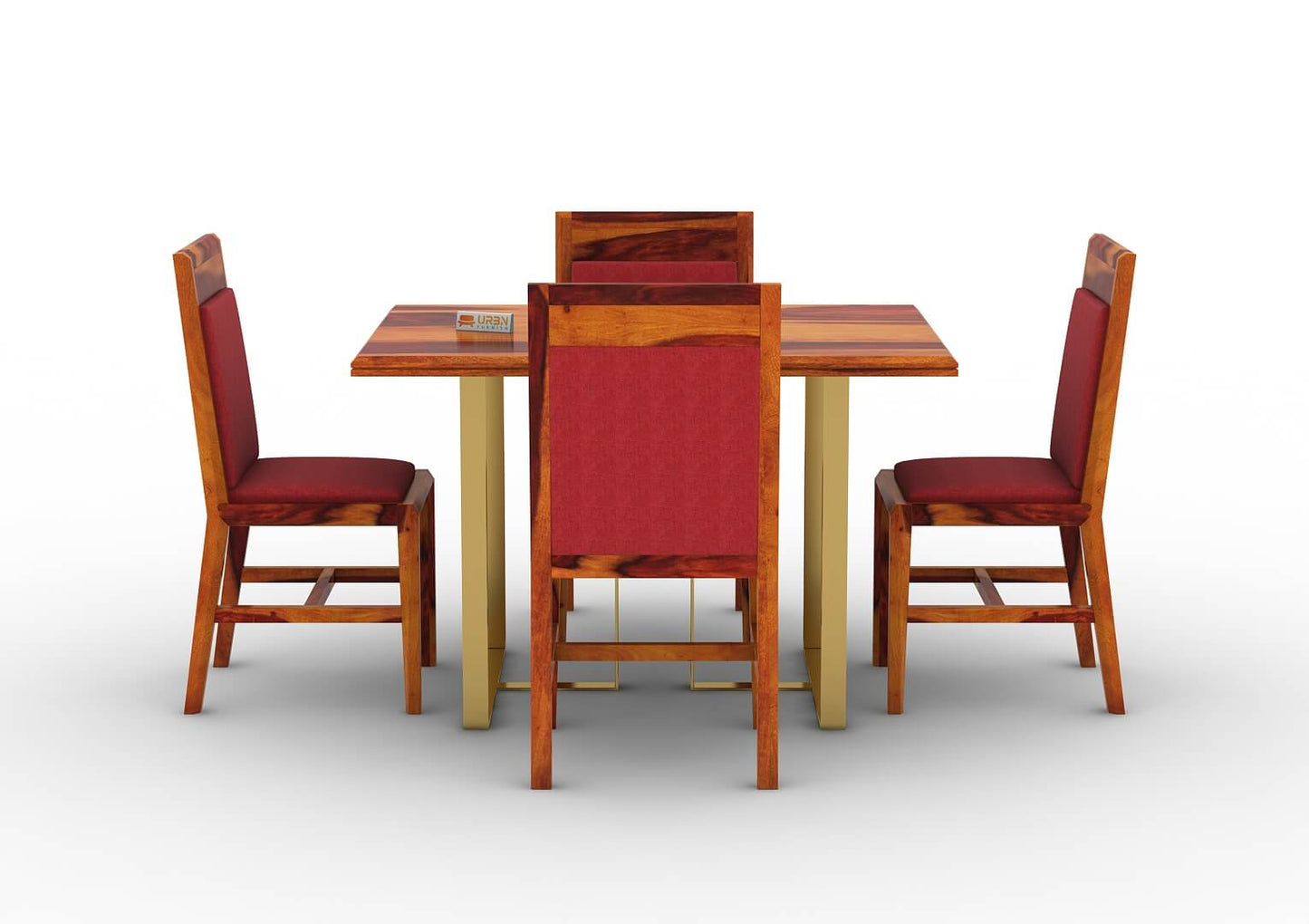Ritaya-4-Seater-Dining-Set-Golden-Honey-Red_2