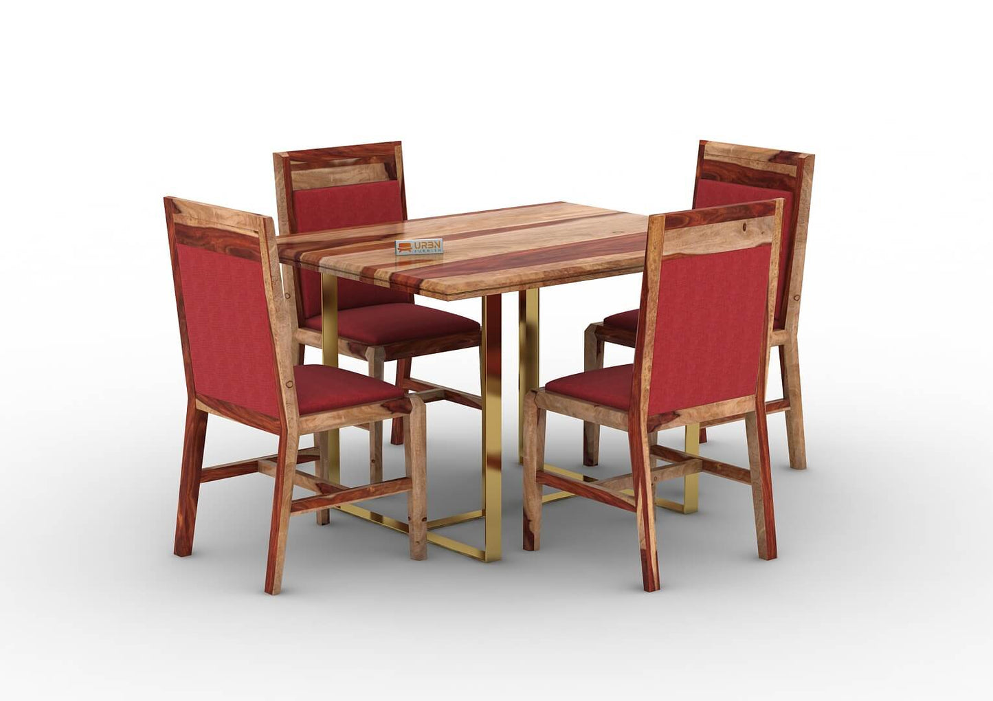 Ritaya-4-Seater-Dining-Set-Golden-Natural-Red_3
