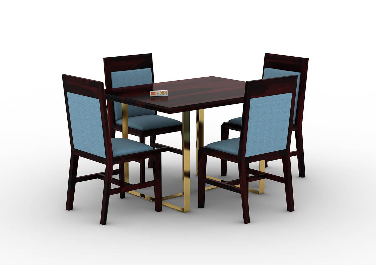 Ritaya-4-Seater-Dining-Set-Golden-Walnut-Blue_5