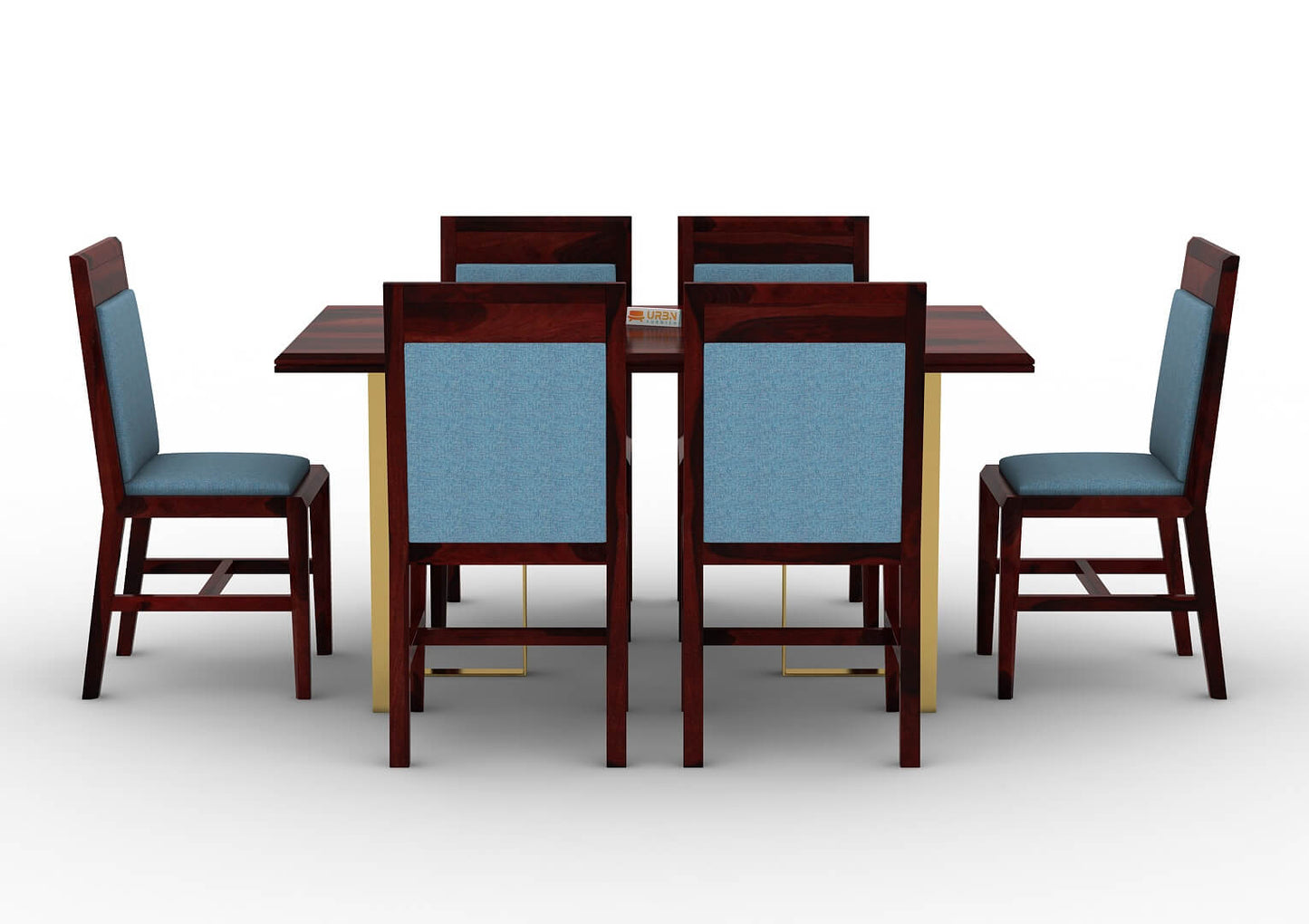Ritaya-6-Seater-Dining-Set-Golden-Mahogany-Blue_2