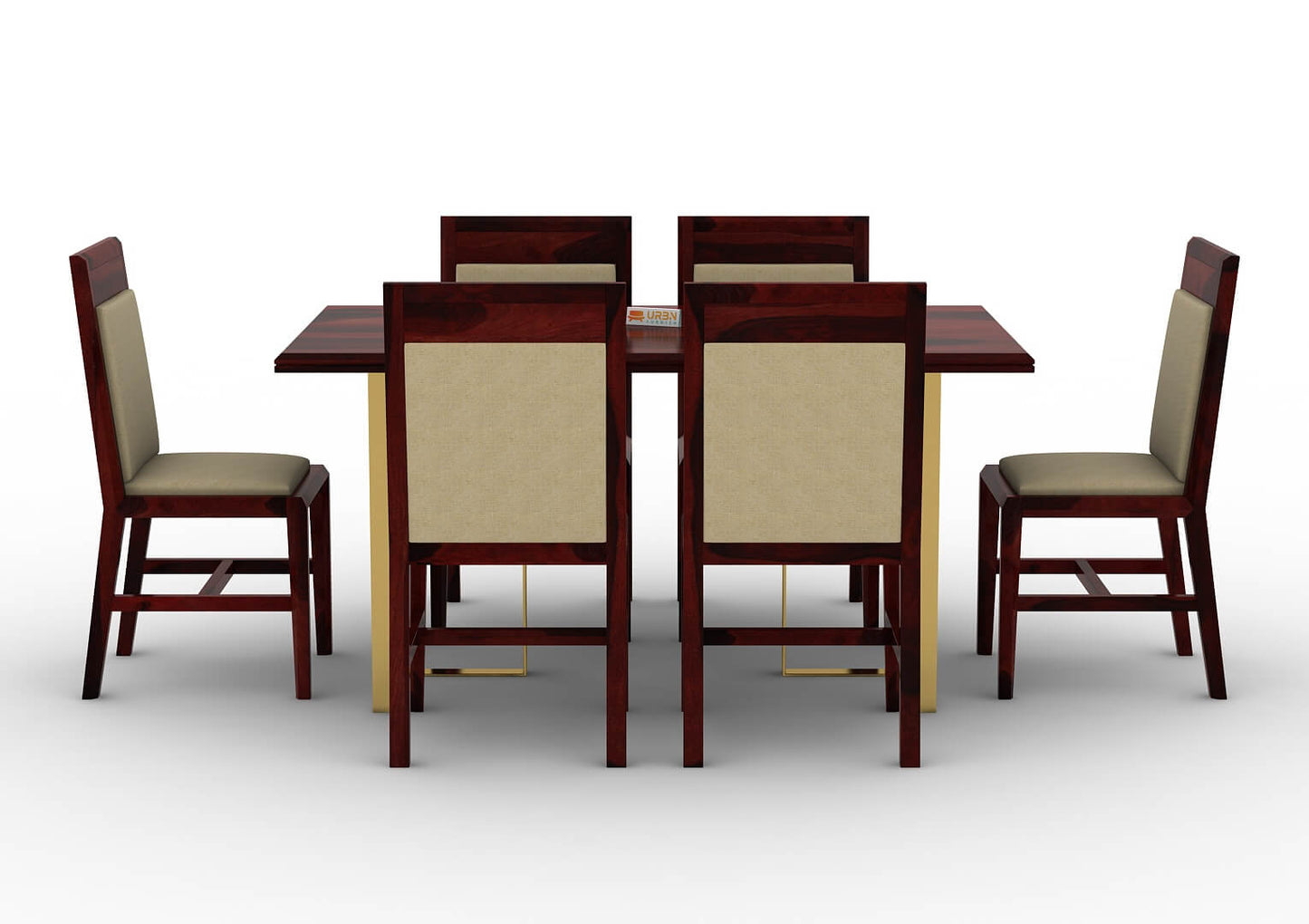 Ritaya-6-Seater-Dining-Set-Golden-Mahogany-Ivory_2