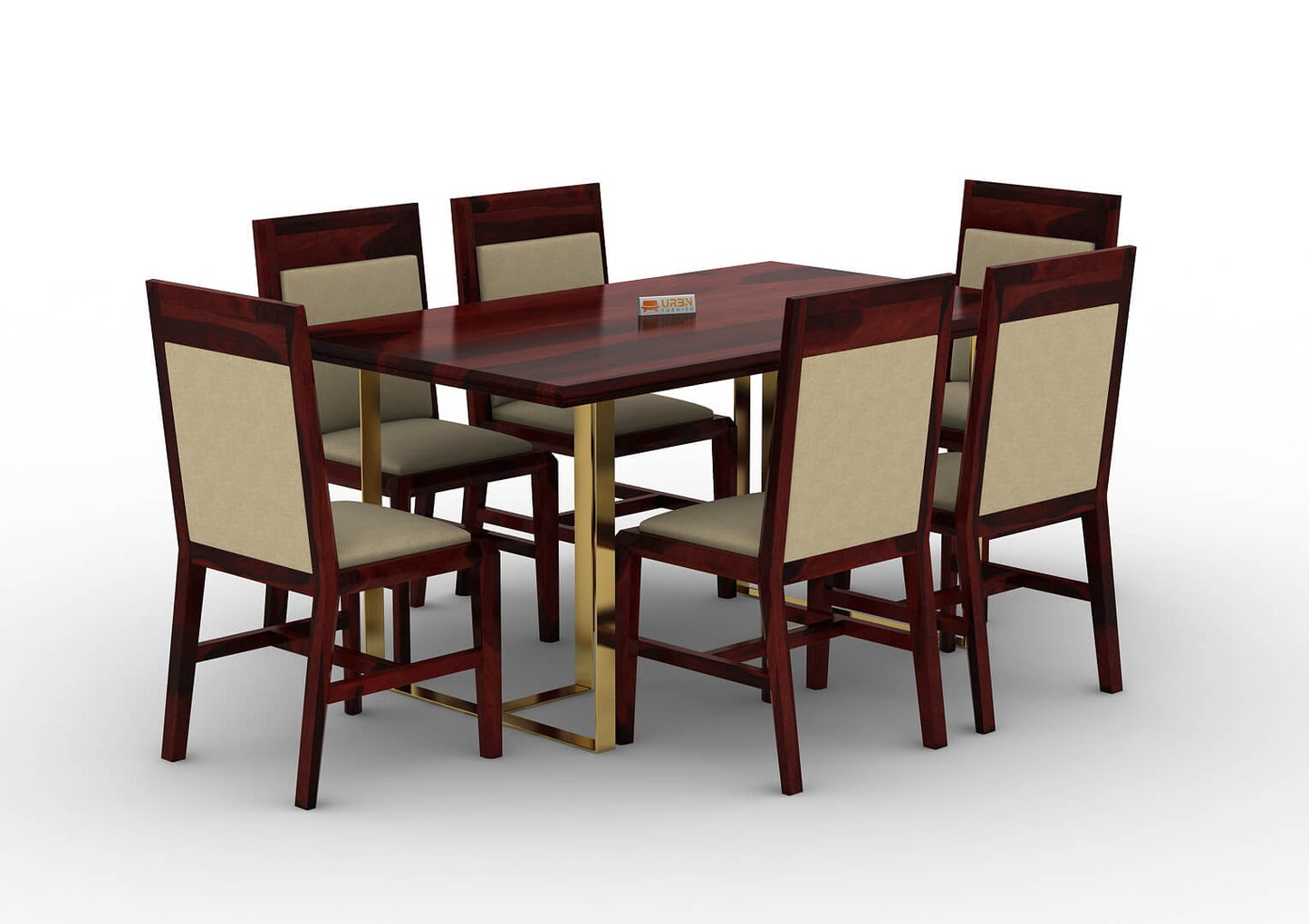 Ritaya-6-Seater-Dining-Set-Golden-Mahogany-Ivory_3