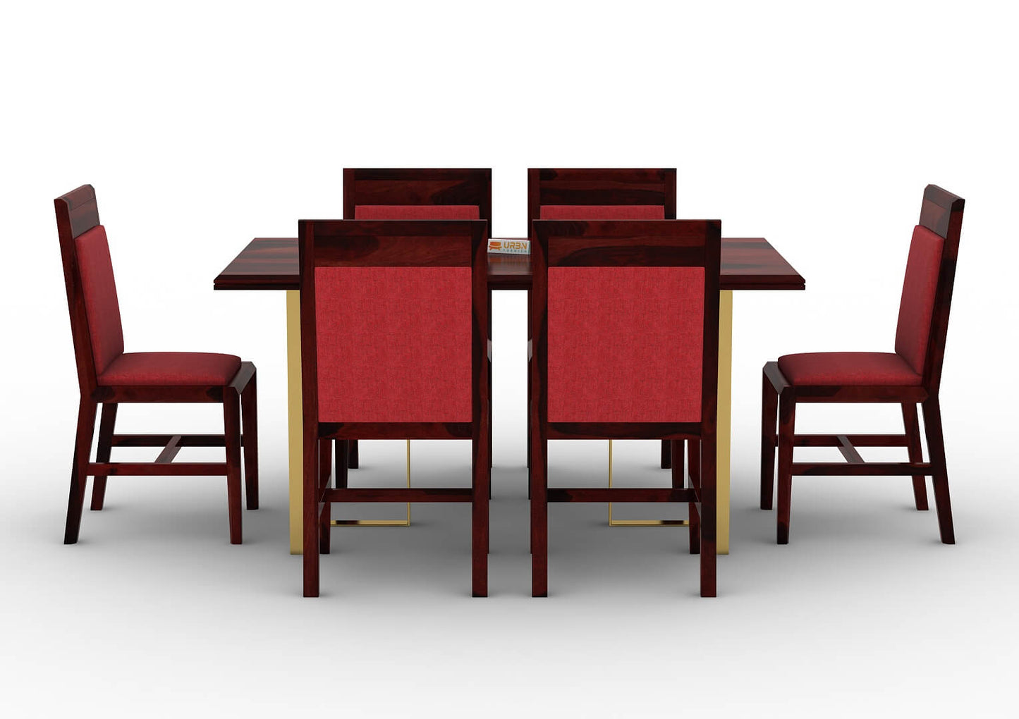 Ritaya-6-Seater-Dining-Set-Golden-Mahogany-Red_2