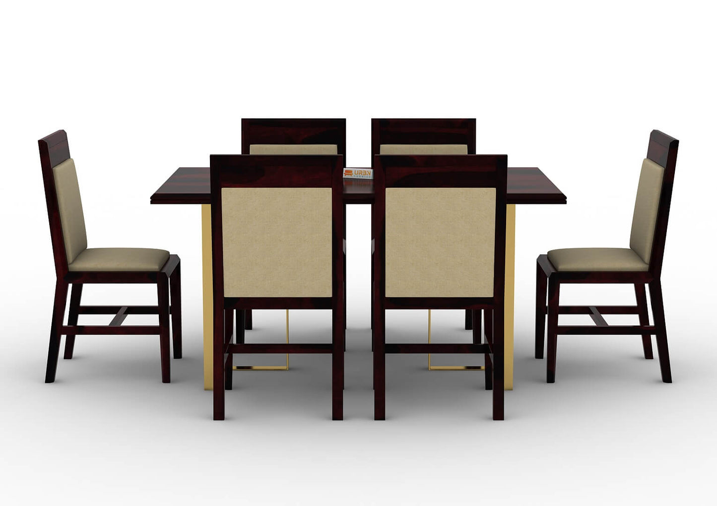 Ritaya-6-Seater-Dining-Set-Golden-Walnut-Ivory_2
