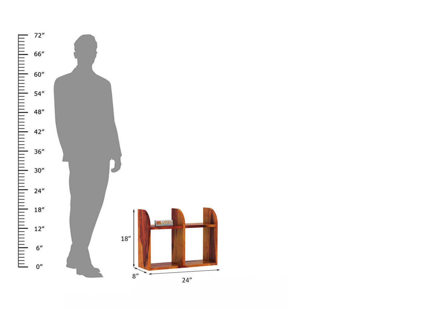 Rosas Wall Shelf - Urbnfurnish