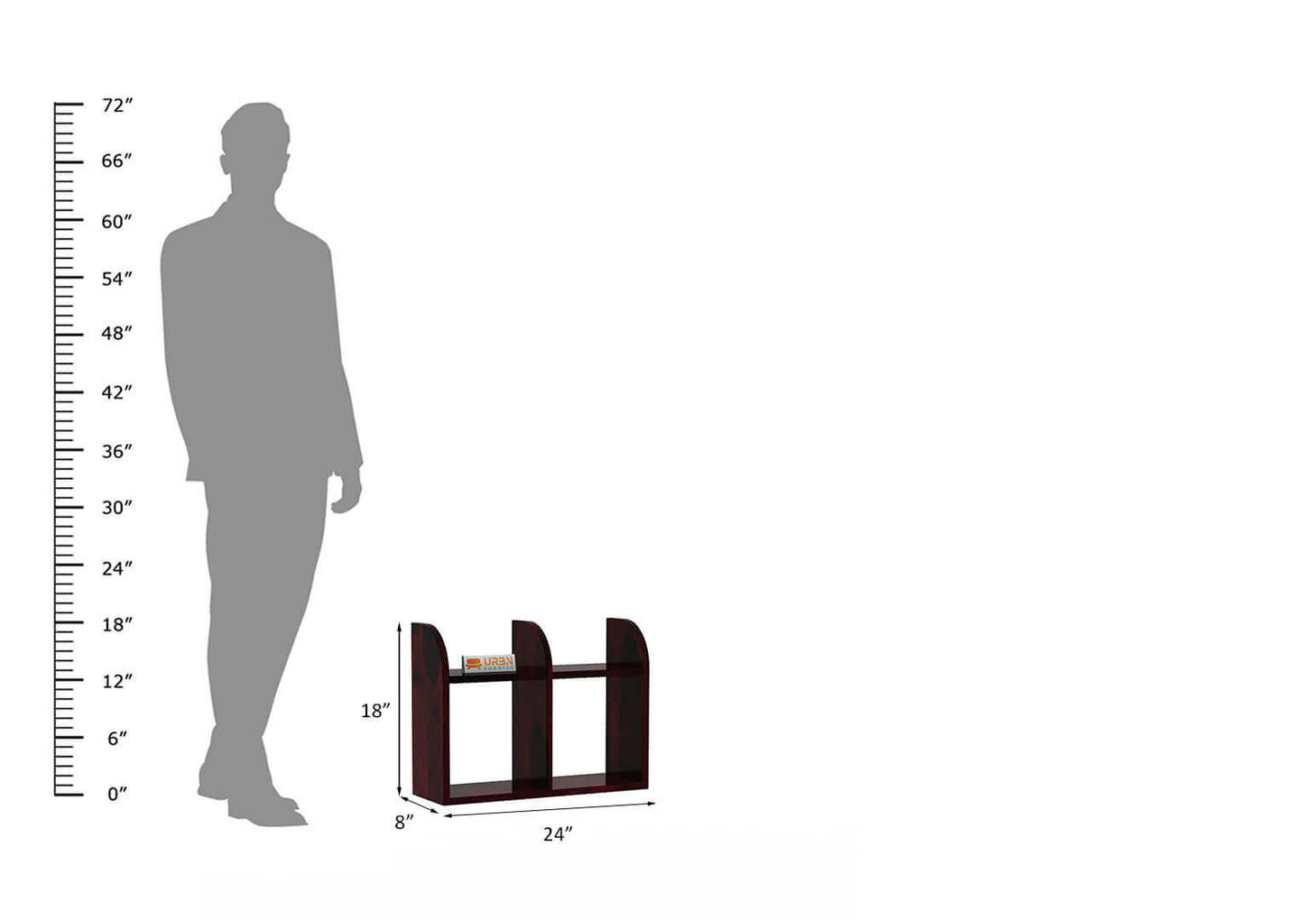 Rosas Wall Shelf - Urbnfurnish