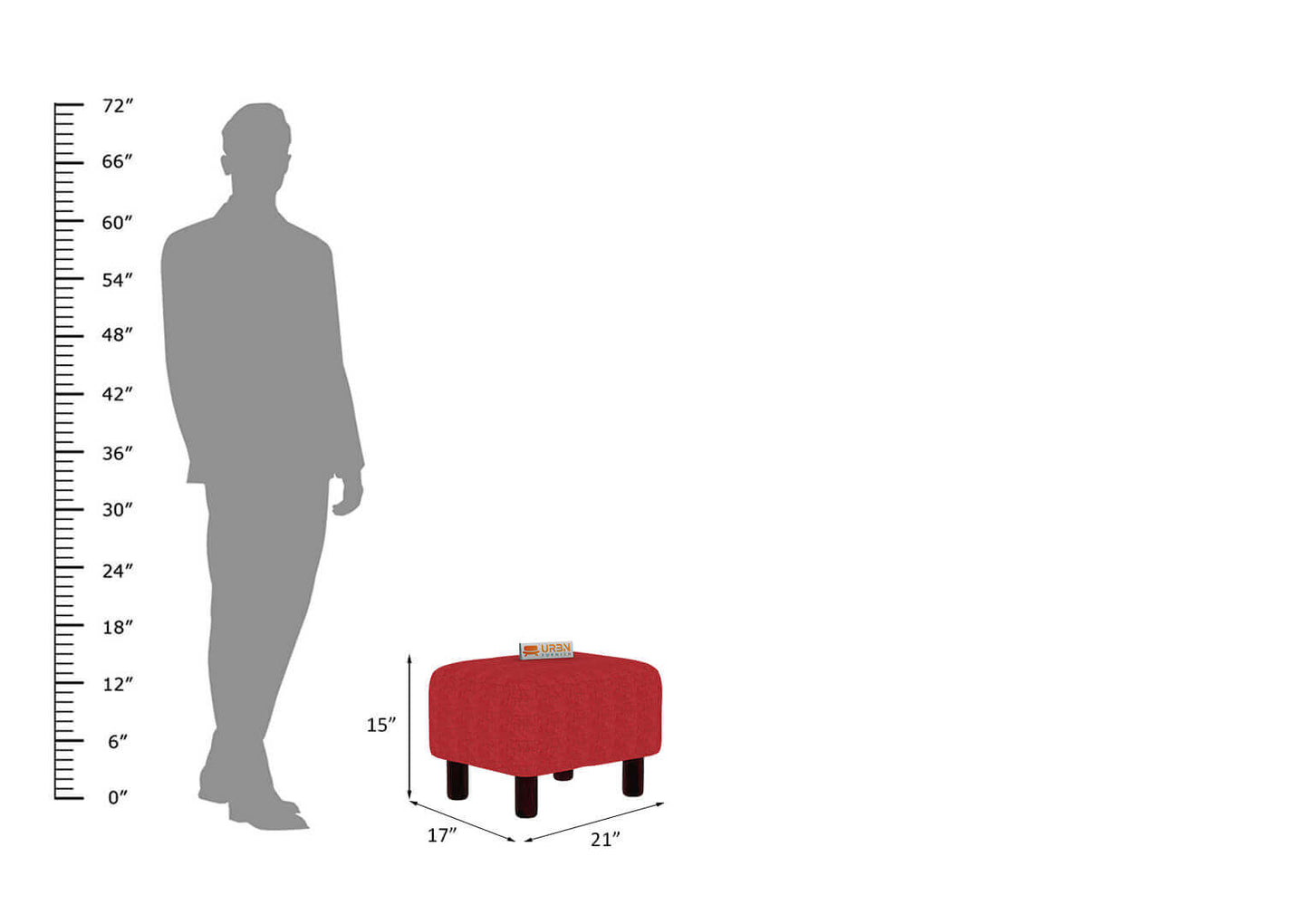 Ryla Ottoman - Urbnfurnish