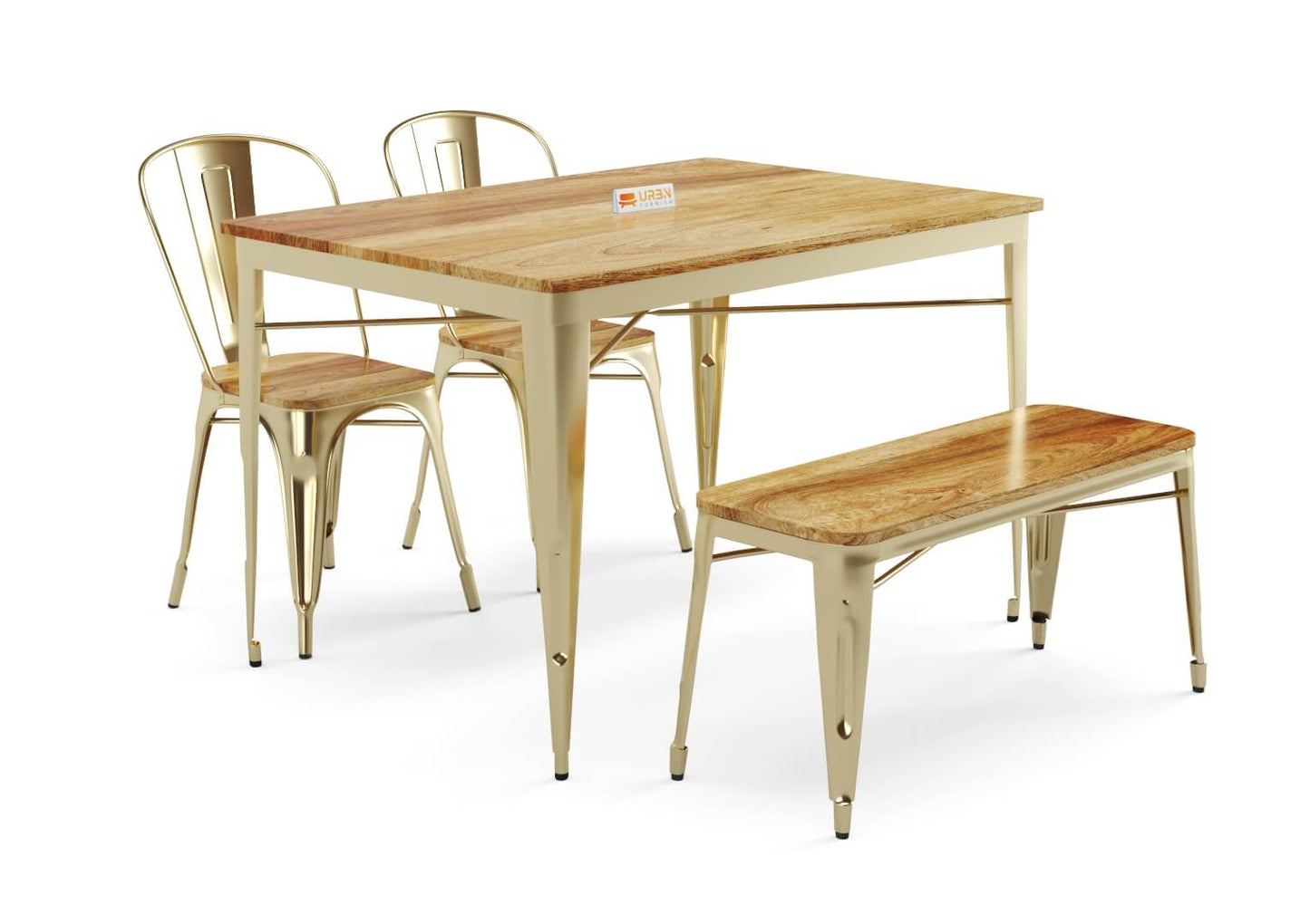 Sensa-4-Seater-Dining-Set-With-Bench-Golden-Mango_3