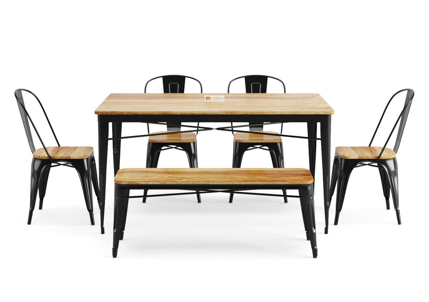 Sensa-6-Seater-Dining-Set-With-Bench-Black-Mango_2