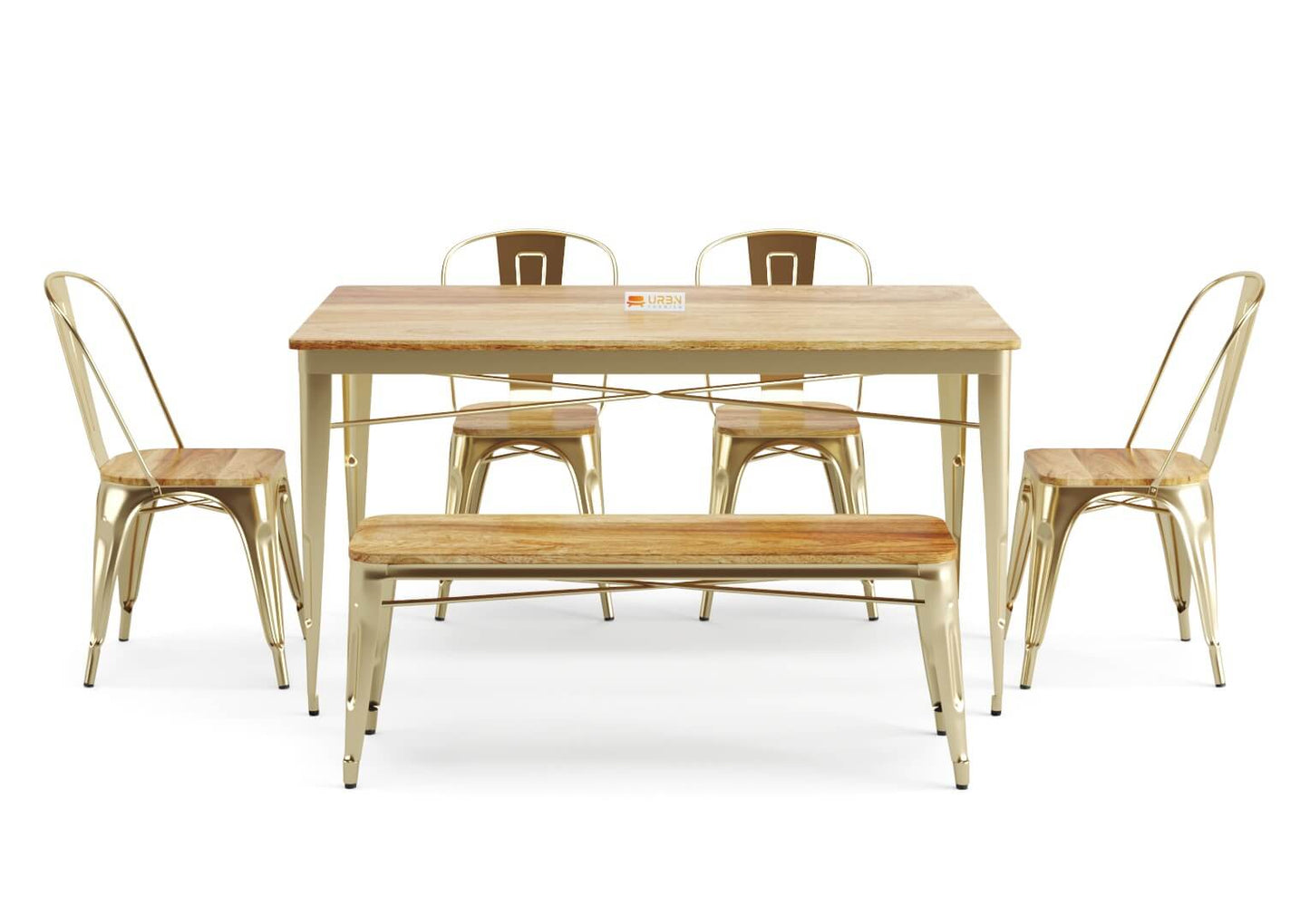 Sensa-6-Seater-Dining-Set-With-Bench-Golden-Mango_2