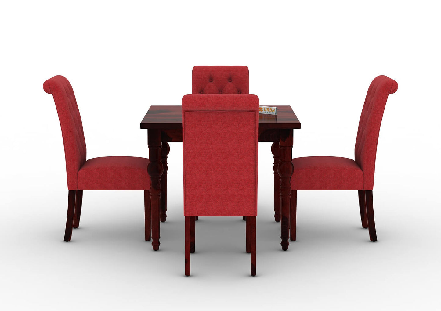 Shivami-4-Seater-Dining-Set-Mahogany-Red_2