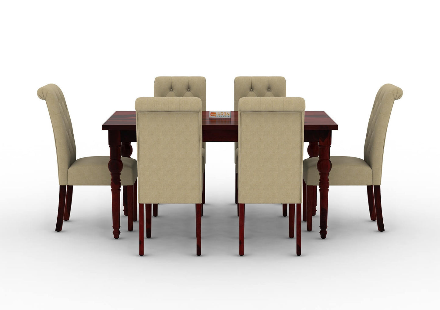 Shivami-6-Seater-Dining-Set-Mahogany-Ivory_2