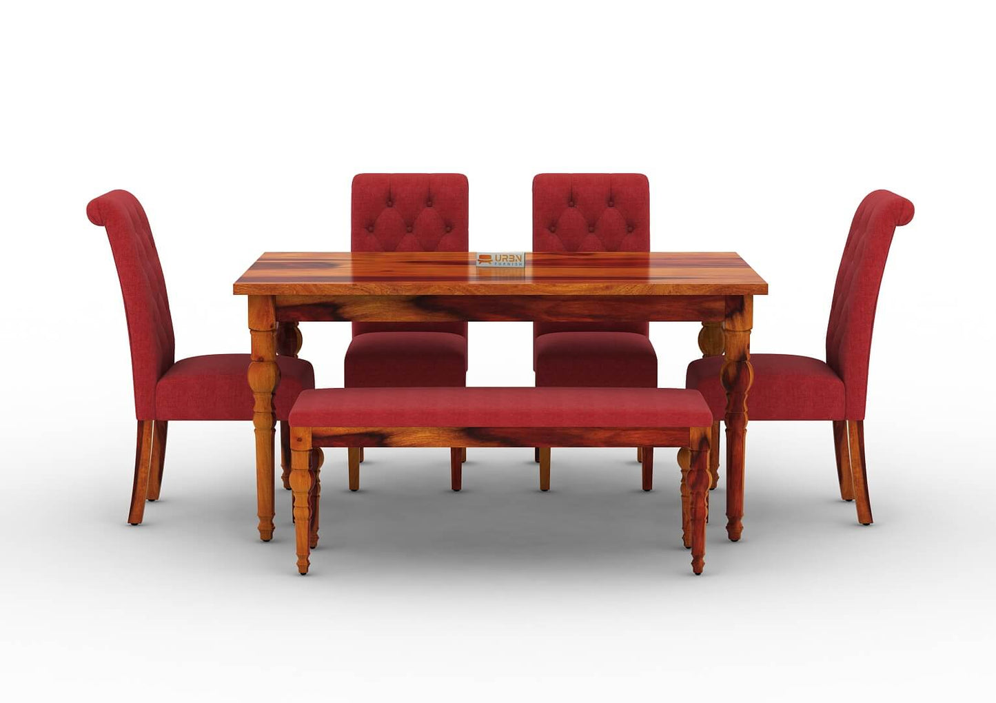 Shivami-6-Seater-Dining-Set-With-Bench-Honey-Red_2