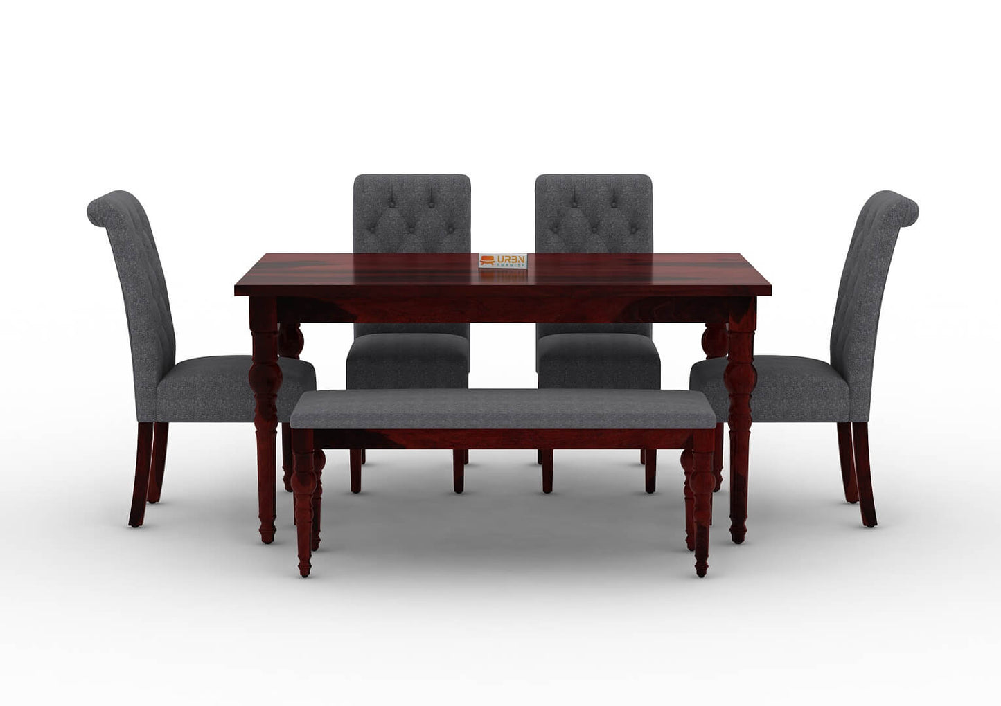 Shivami-6-Seater-Dining-Set-With-Bench-Mahogany-Gray_2