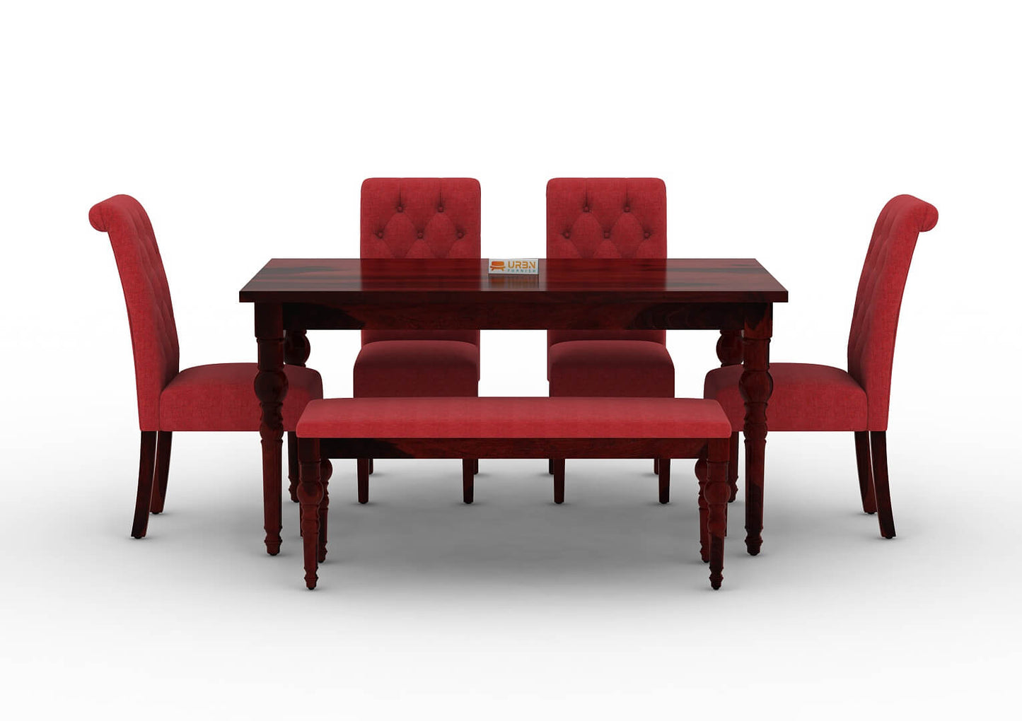 Shivami-6-Seater-Dining-Set-With-Bench-Mahogany-Red_2