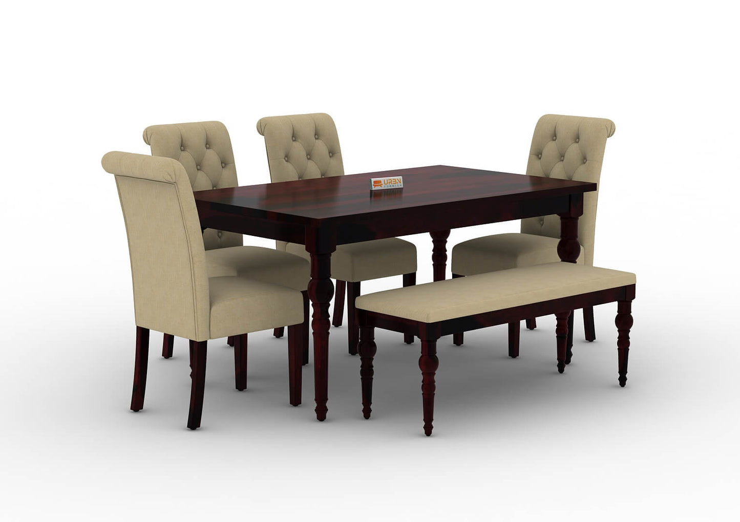 Shivami-6-Seater-Dining-Set-With-Bench-Walnut-Ivory_3