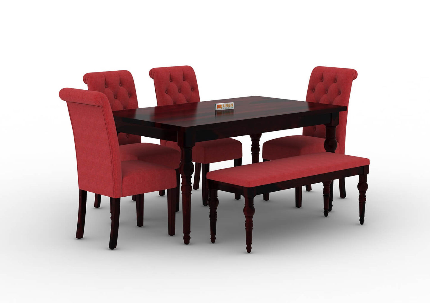 Shivami-6-Seater-Dining-Set-With-Bench-Walnut-Red_3