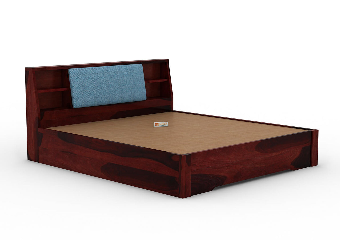 Space-Empress-Hydraulic-Bed-Mahogany-Blue_6