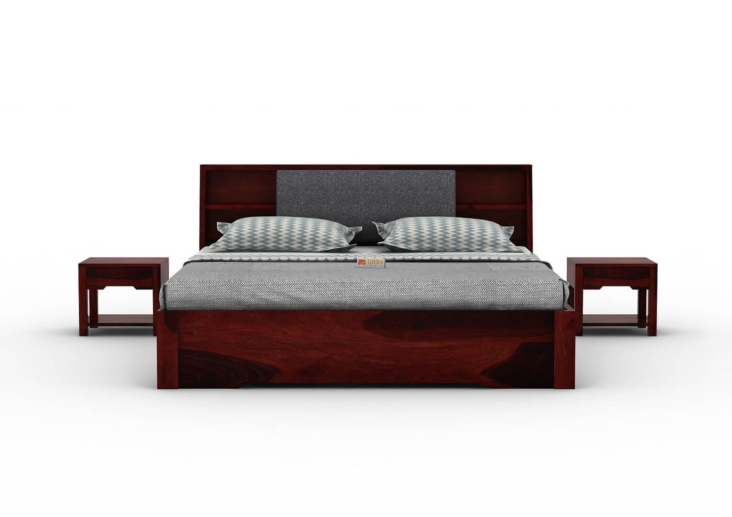 Space-Empress-Hydraulic-Bed-Mahogany-Gray_2