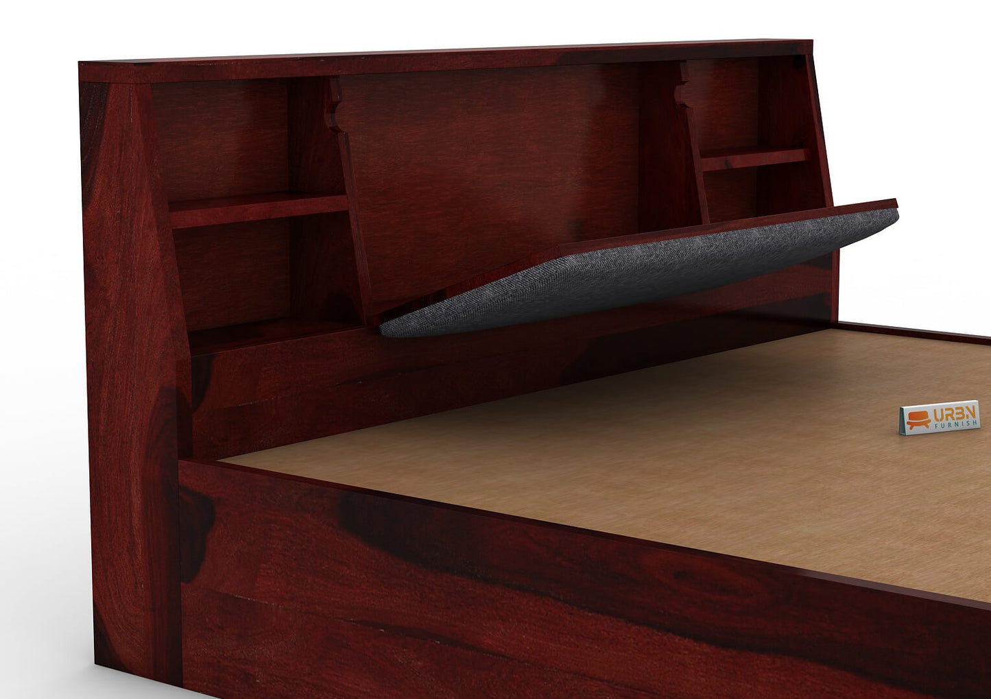 Space-Empress-Hydraulic-Bed-Mahogany-Gray_7