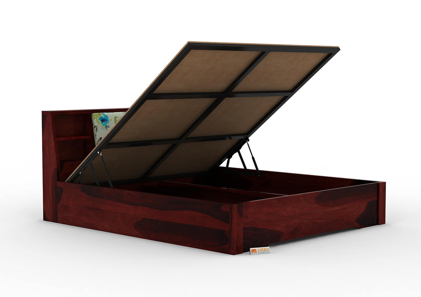 Space-Empress-Hydraulic-Bed-Mahogany-Printed_8