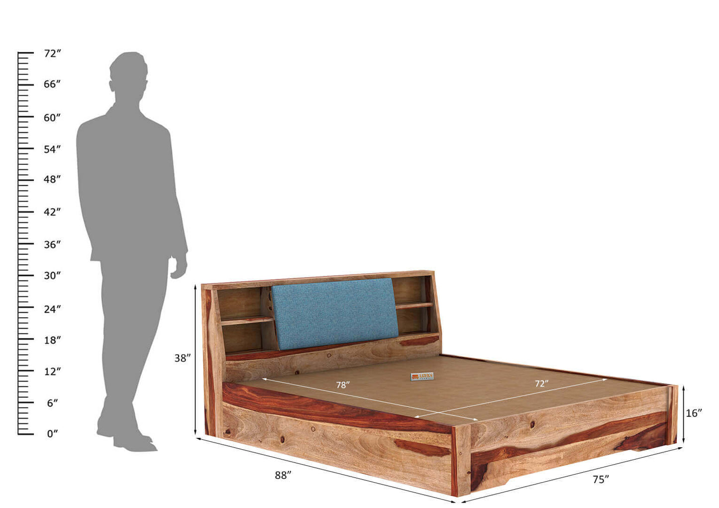Space-Empress-Hydraulic-Bed-Natural-Blue_9_-King-Size