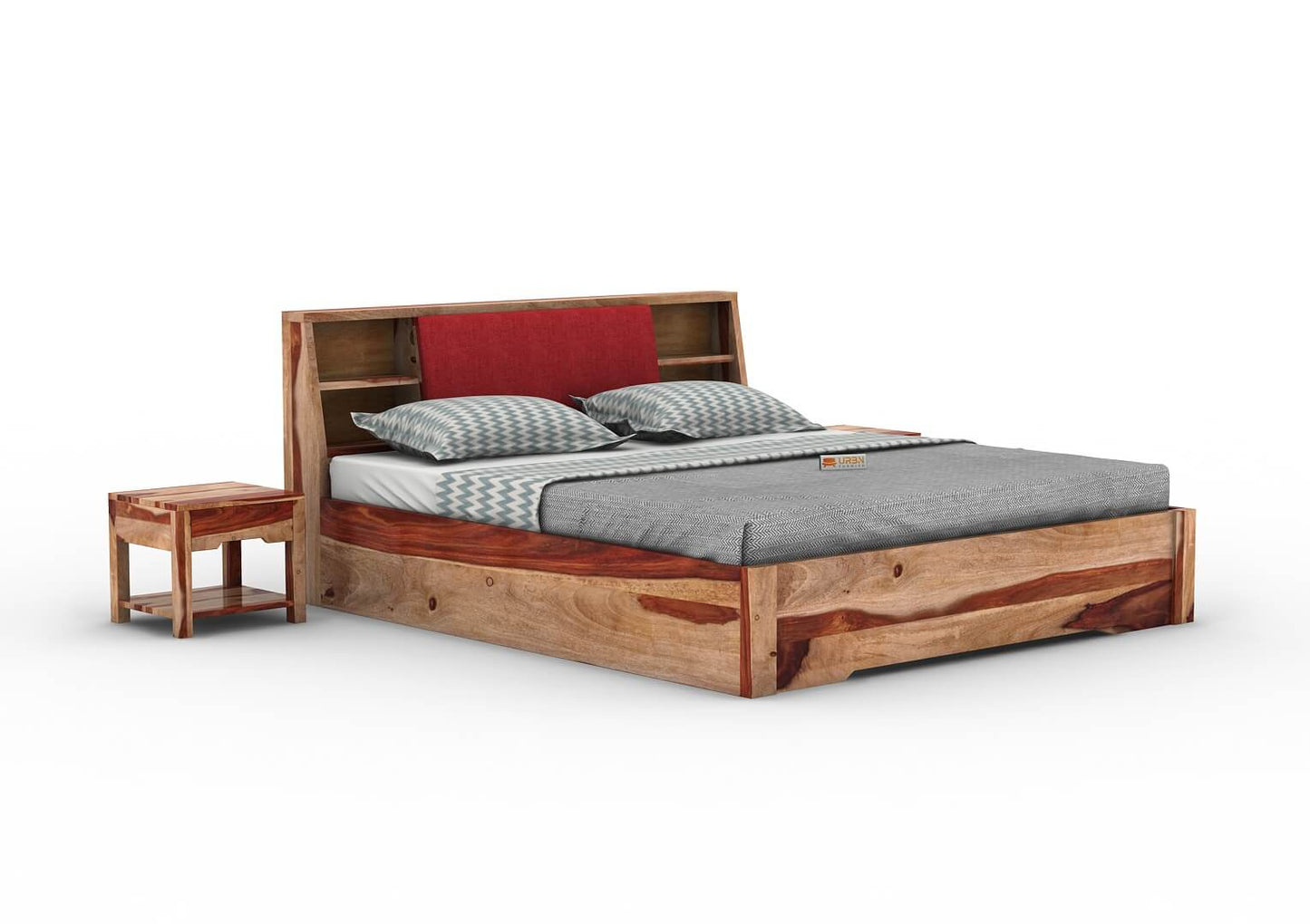 Space-Empress-Hydraulic-Bed-Natural-Red_3