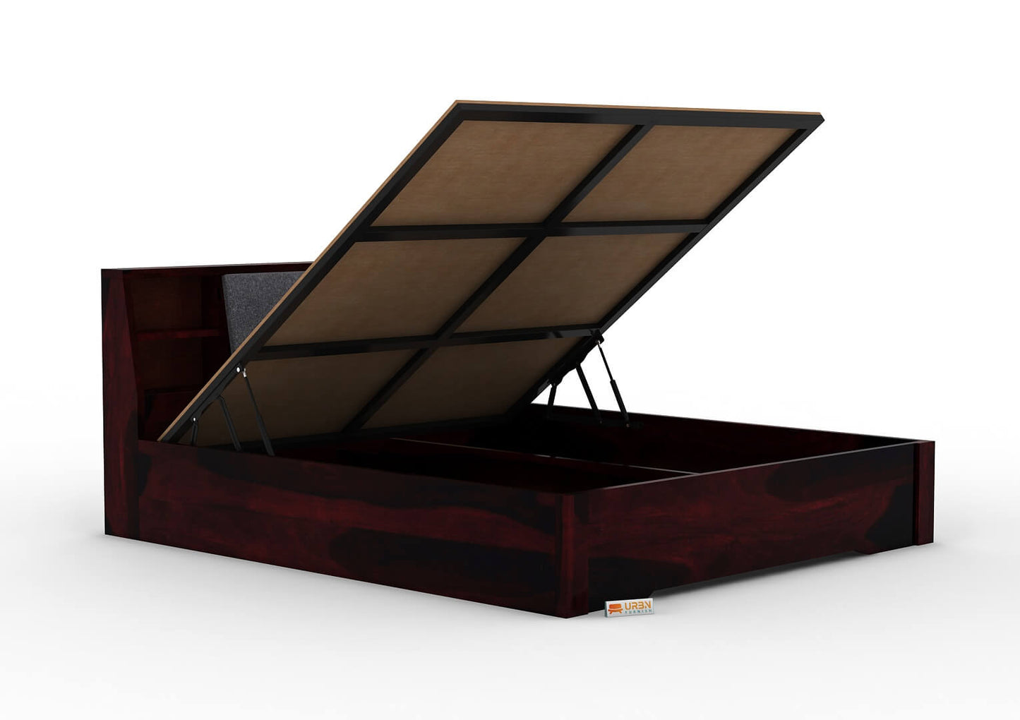 Space-Empress-Hydraulic-Bed-Walnut-Gray_8