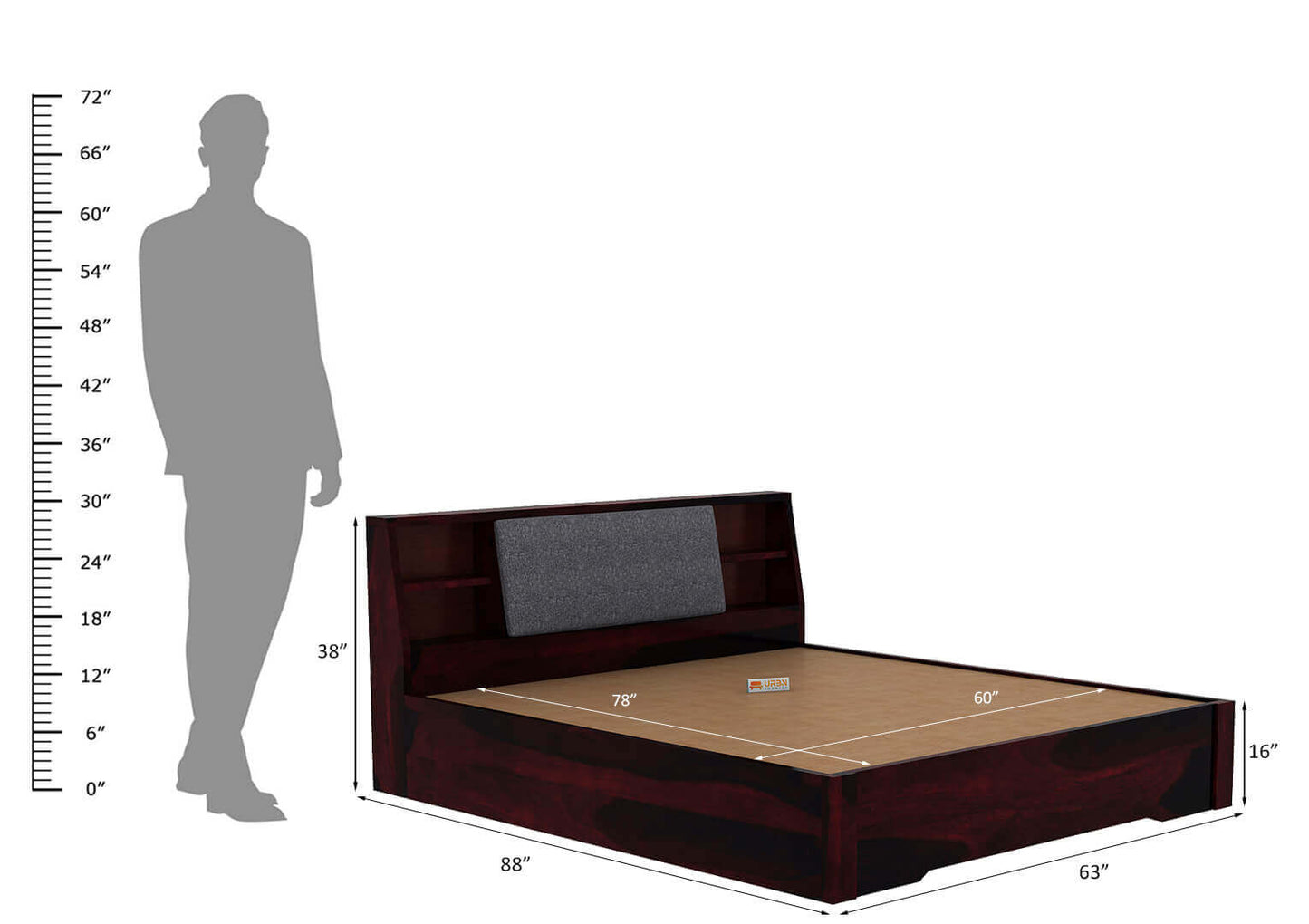 Space-Empress-Hydraulic-Bed-Walnut-Gray_9_-Queen-Size