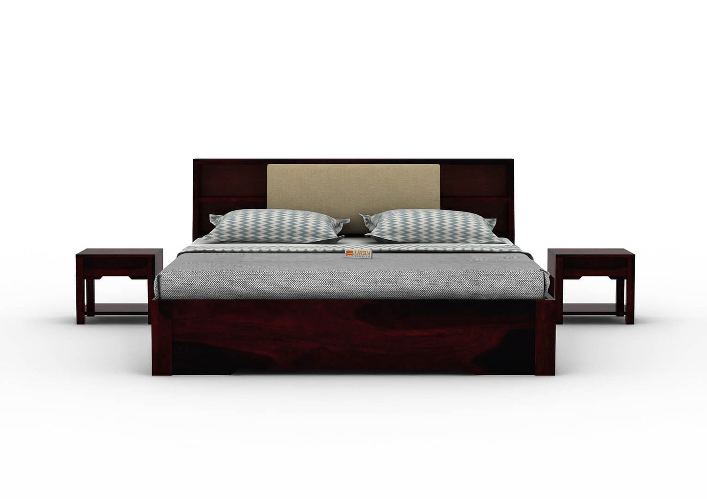 Space-Empress-Hydraulic-Bed-Walnut-Ivory_2