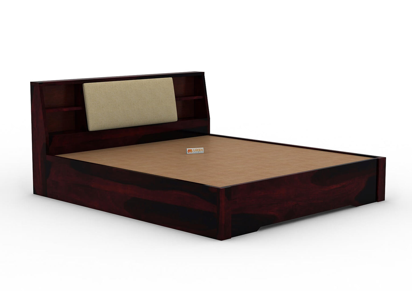 Space-Empress-Hydraulic-Bed-Walnut-Ivory_6