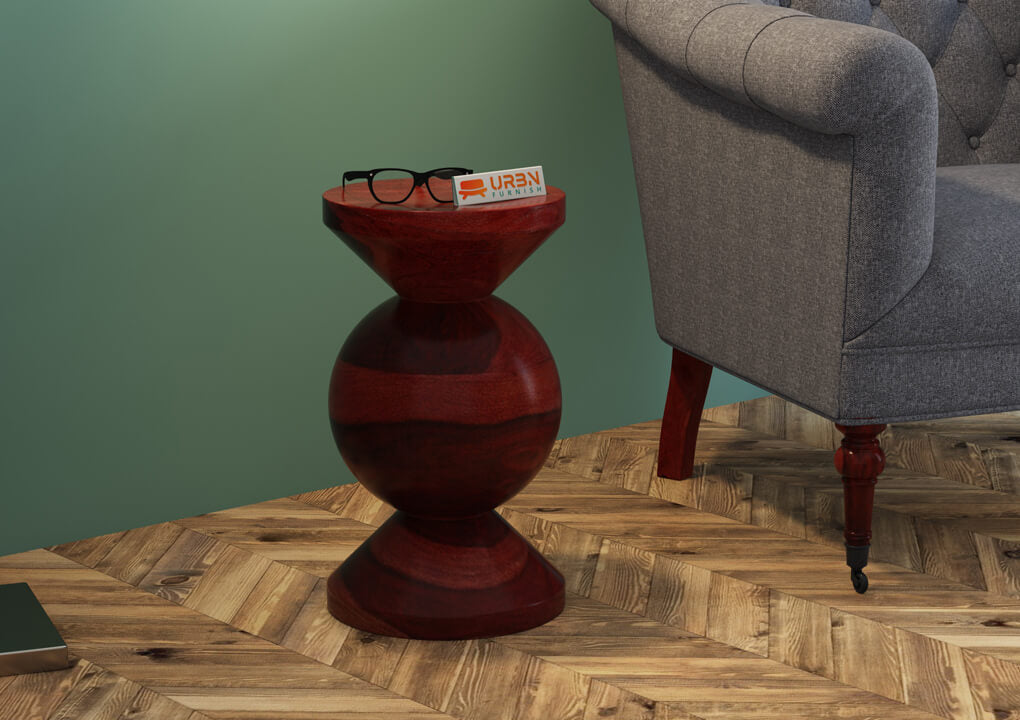 Spheros-Round-End-Side-Table-Mahogany_1