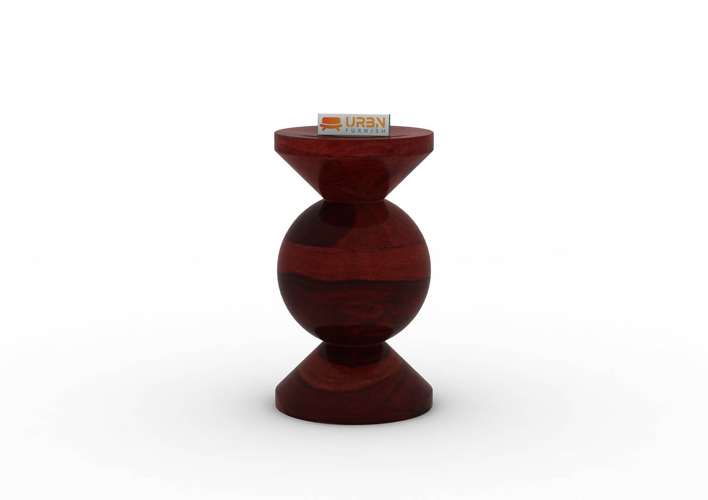 Spheros-Round-End-Side-Table-Mahogany_2