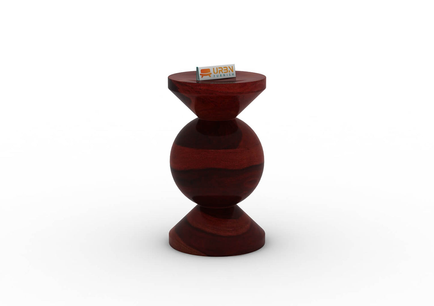 Spheros-Round-End-Side-Table-Mahogany_3